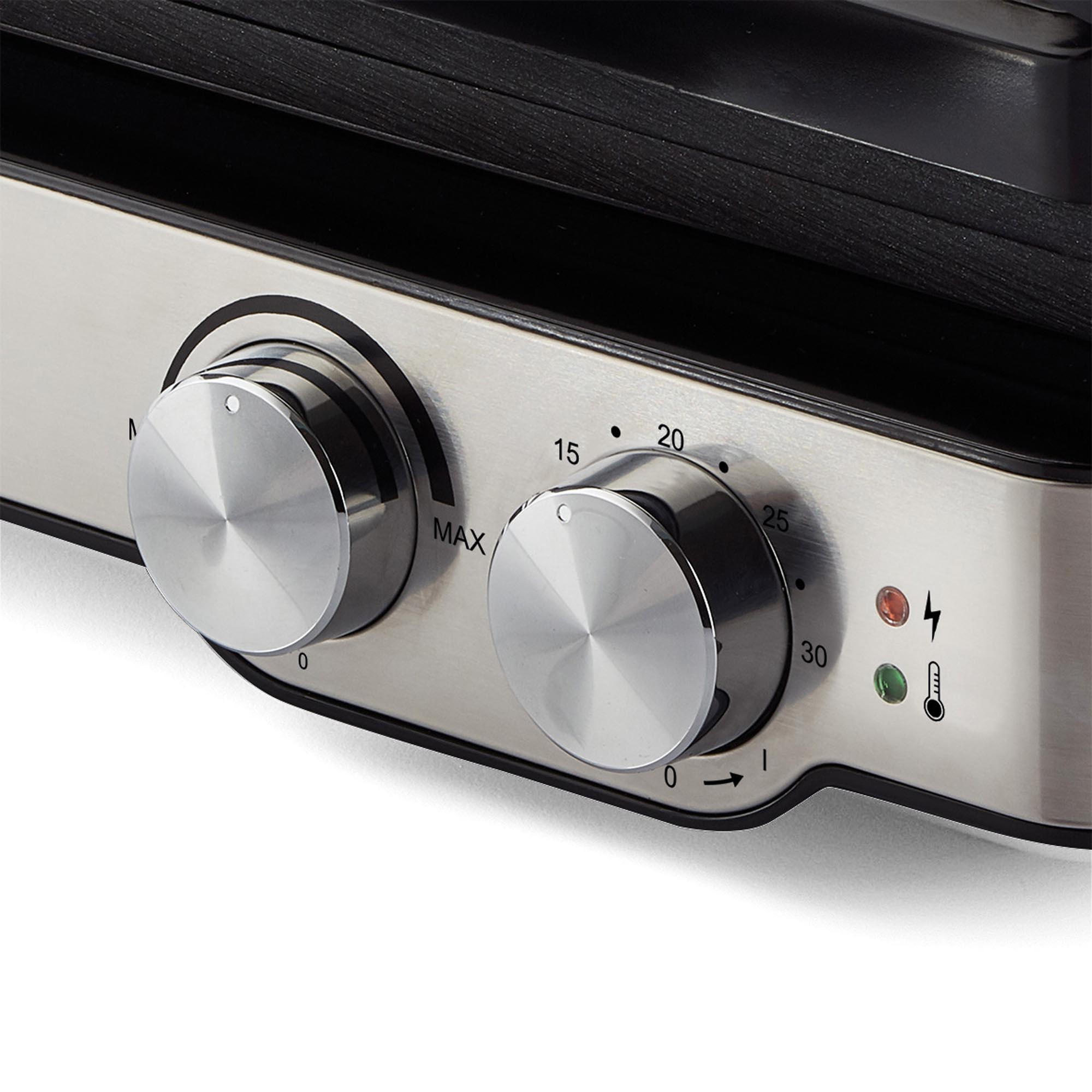 Ariete 1918 Grill & Taste - Electric Grill - Removable non-stick tilting plates - 180 ° opening - 5 Temperatures - 2000 Watt - Stainless Steel – image 7