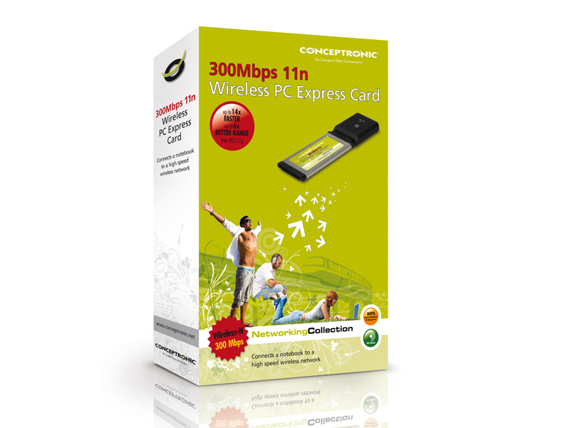 Conceptronic 300Mbps 11n Wireless PC Express Card – image 4