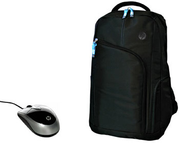 HP NM965AA 43.9 cm (17.3") Backpack case Black
