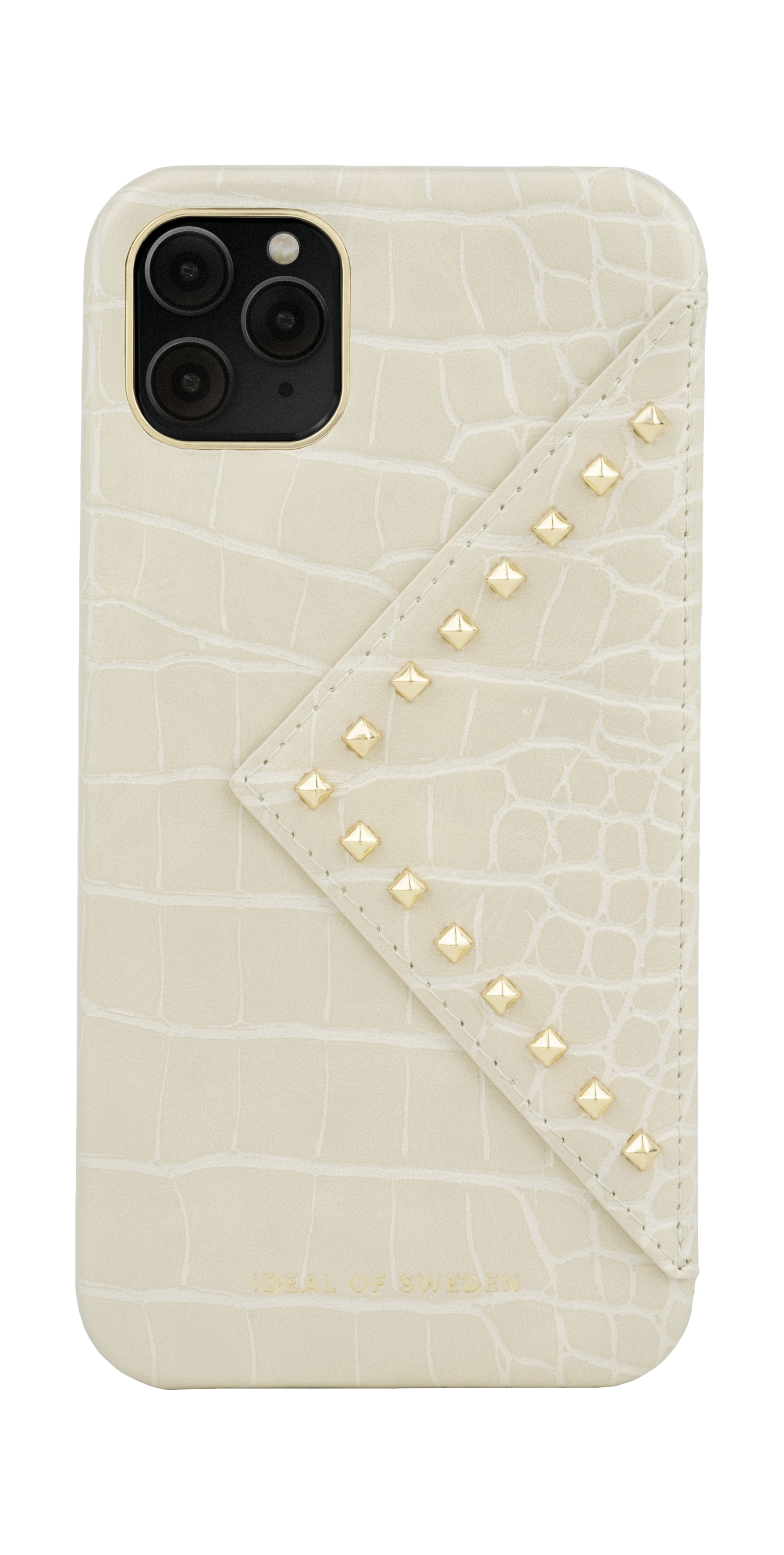 iDeal of Sweden Statement Case iPhone 11PM/XSM Beatstuds Cream Croco – image 2
