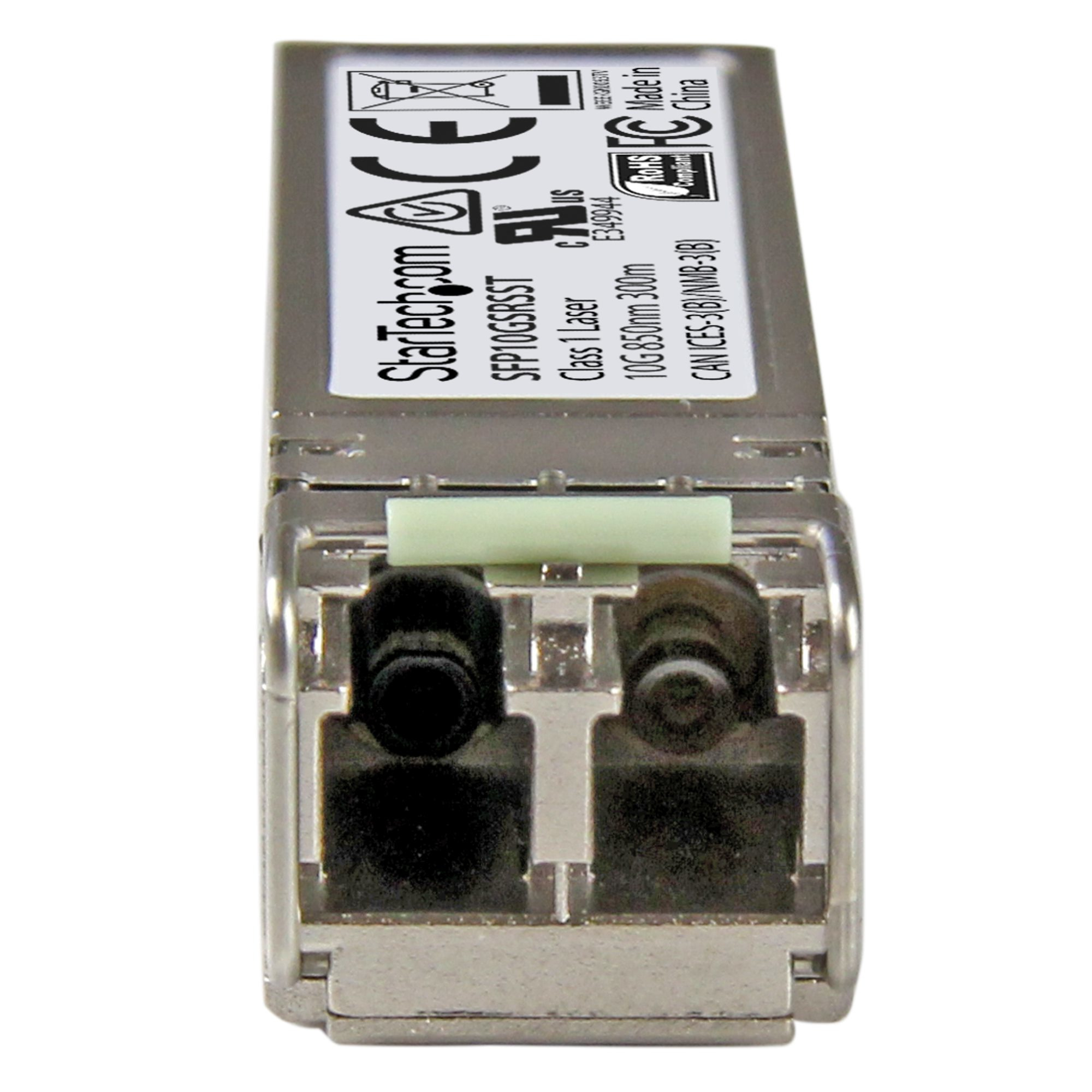 StarTech.com Cisco SFP-10G-SR-S Compatible SFP+ Module - 10GBASE-SR - 10GbE Multimode Fiber MMF Optic Transceiver - 10GE Gigabit Ethernet SFP+ - LC 300m - 850nm – image 2