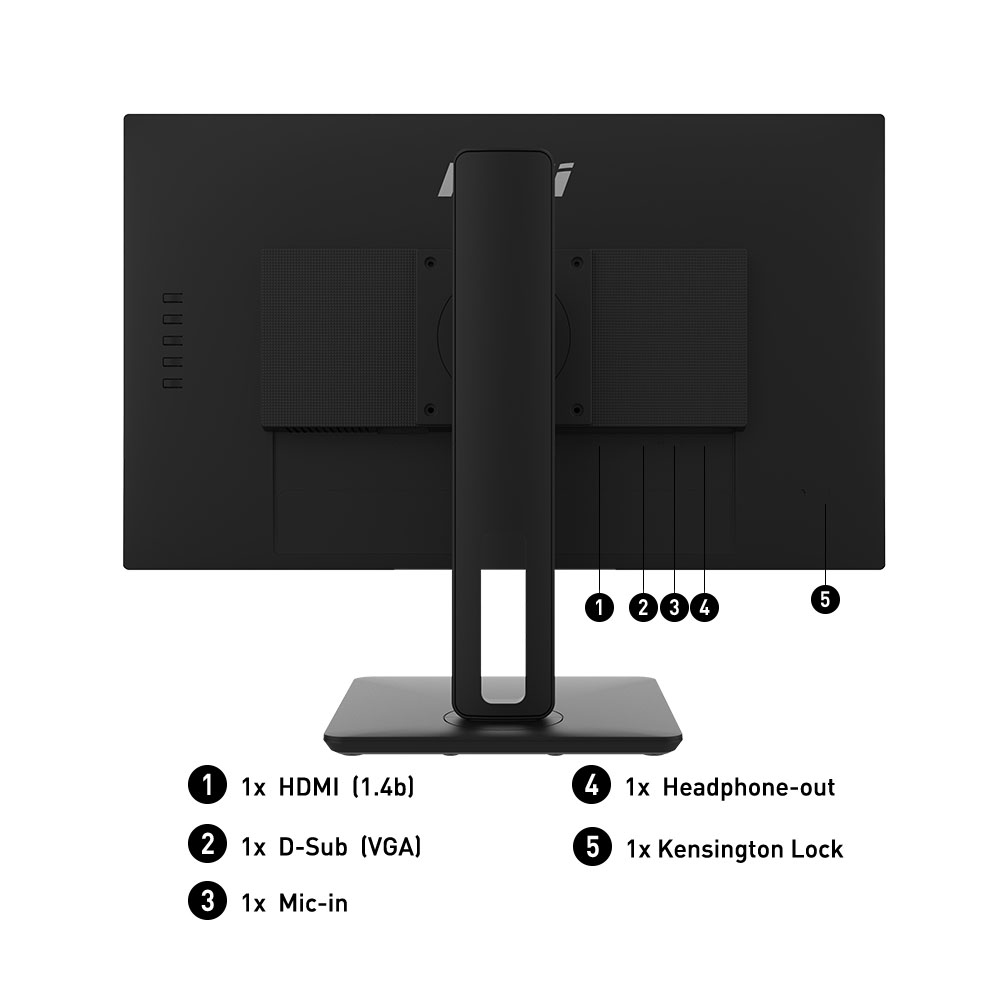 MSI Pro MP242P 23.8 Inch Monitor with Adjustable Stand, Full HD (1920 x 1080), 75Hz, IPS, 5ms, HDMI, VGA, Built-in Speakers, Anti-Glare, Anti-Flicker, Less Blue – image 2