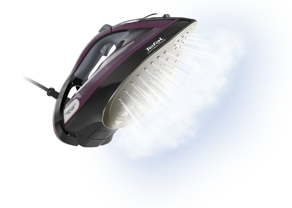 Tefal Ultimate Pure FV9835 iron Dry & Steam iron Durilium Autoclean soleplate – image 9