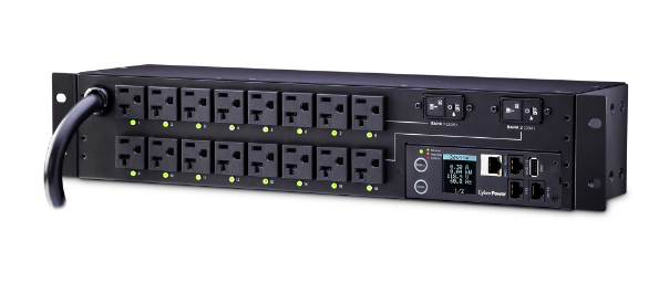 CyberPower PDU81003 power distribution unit (PDU) 16 AC outlet(s) 2U Black – image 2