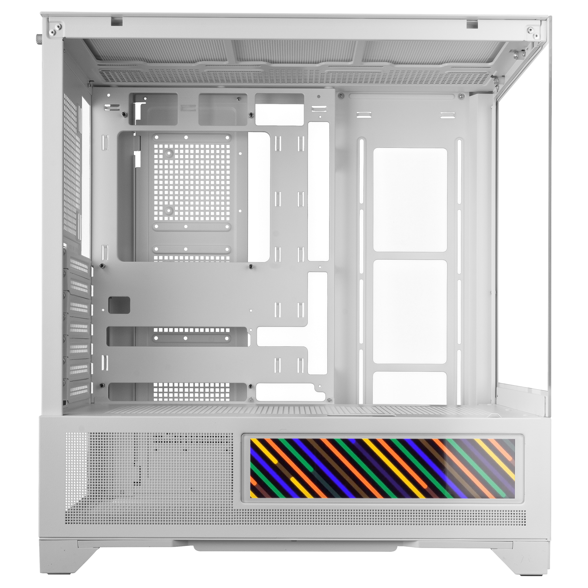 Mars Gaming MCLCDXW computer case Midi Tower White – image 6