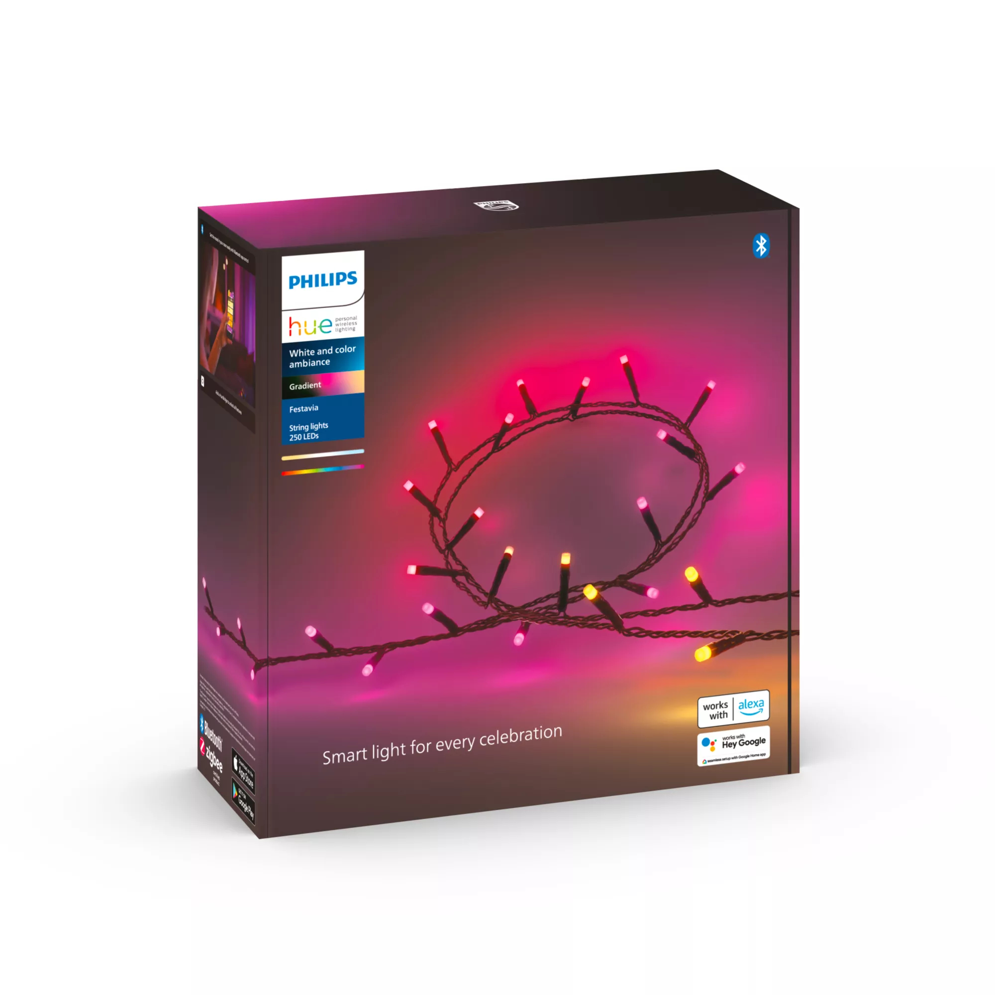 Philips by Signify Philips Hue White and colour ambience 8719514465497 smart lighting Smart strip light Bluetooth/Zigbee – image 3