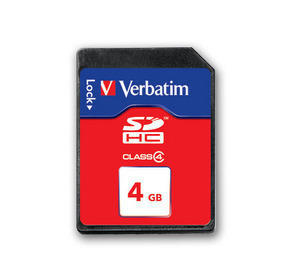 Verbatim SecureDigital SDHC Class 4 4GB