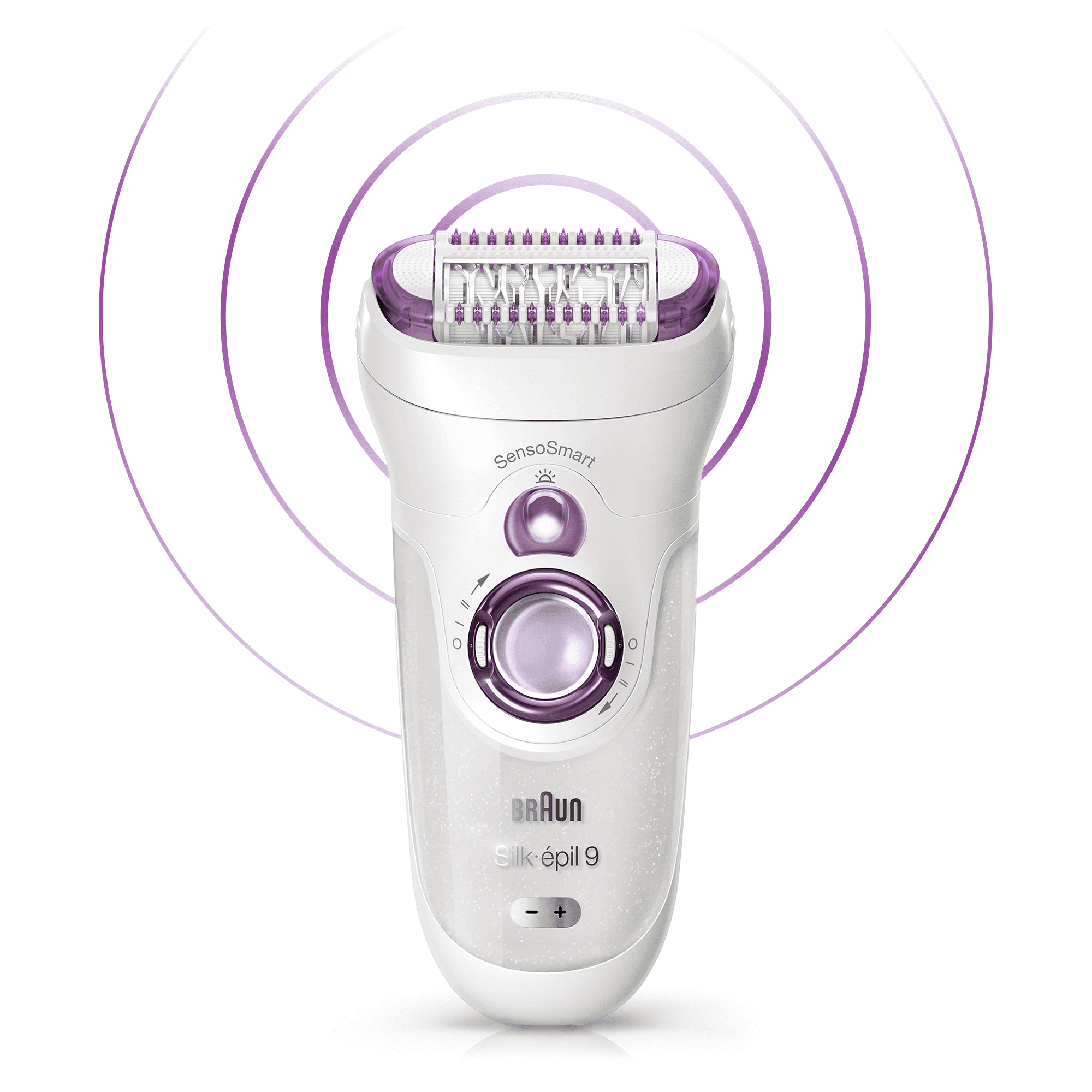 Braun Silk-épil 9 81646968 epilator 40 tweezers Lilac, White – image 3