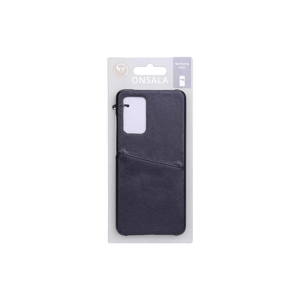 Onsala Mobile Cover Black with Cardpocket Samsung A52 – image 2