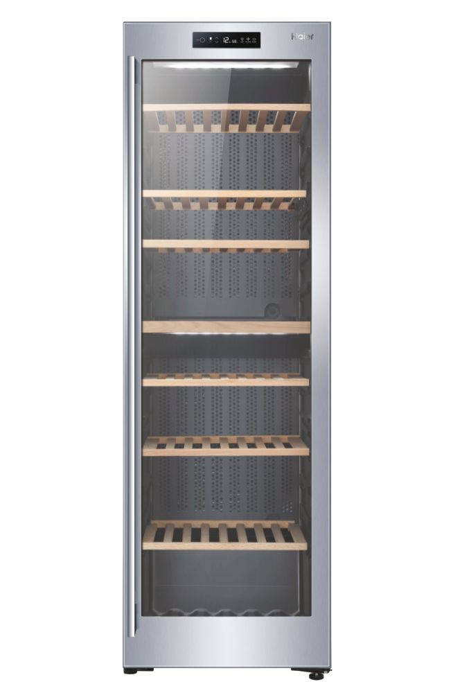 Haier Wine Bank 60 Series 7 WS137GDNFI Compressor wine cooler Freestanding Black 137 bottle(s) – image 1