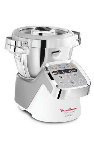 Moulinex YY3979FG cooking food processor Silver, Transparent, White