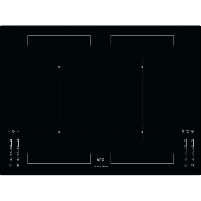 AEG HKM76400IB Black Built-in Zone induction hob 4 zone(s) – image 1