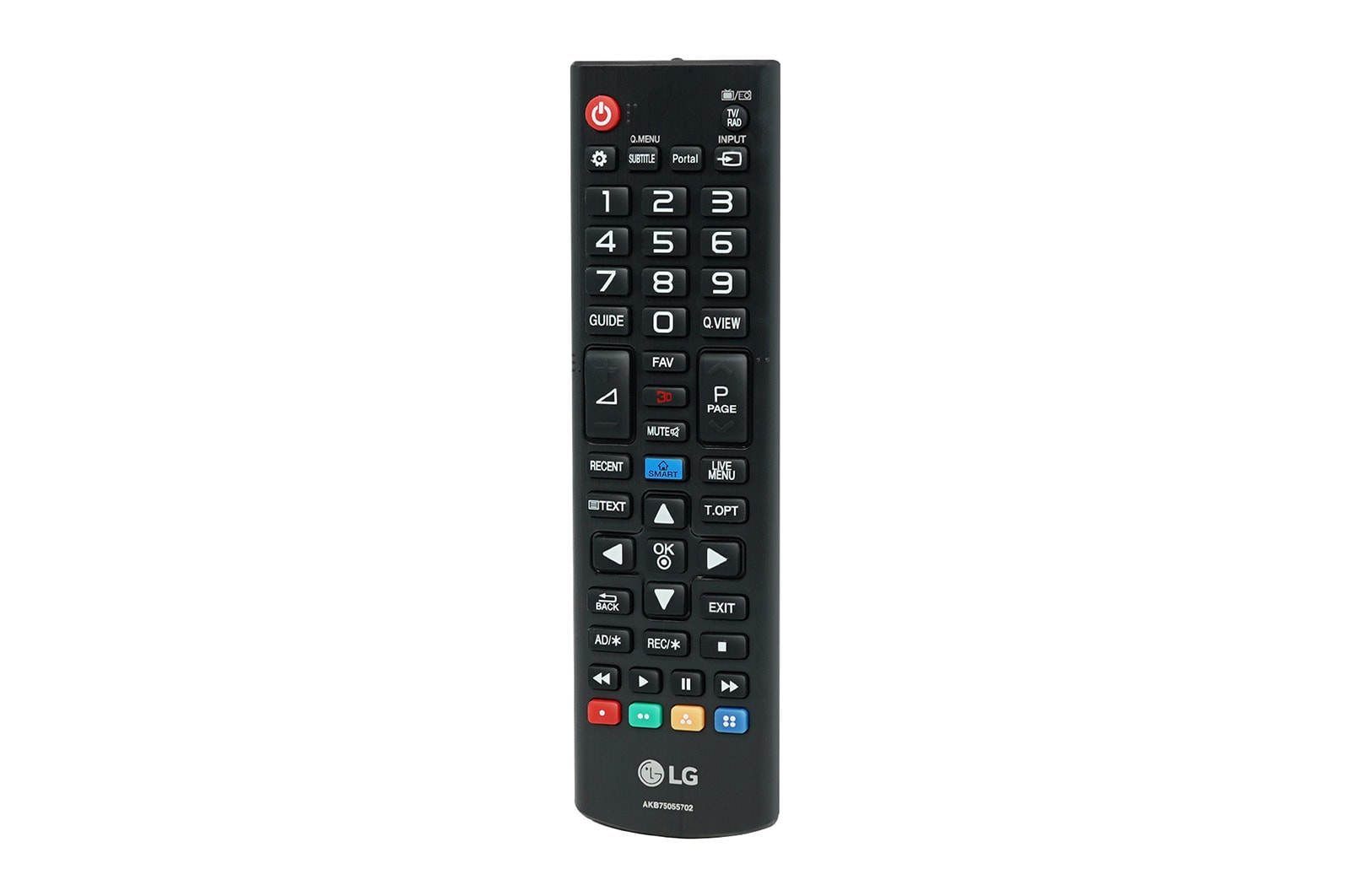 LG AKB75055702 remote control TV Press buttons – image 1