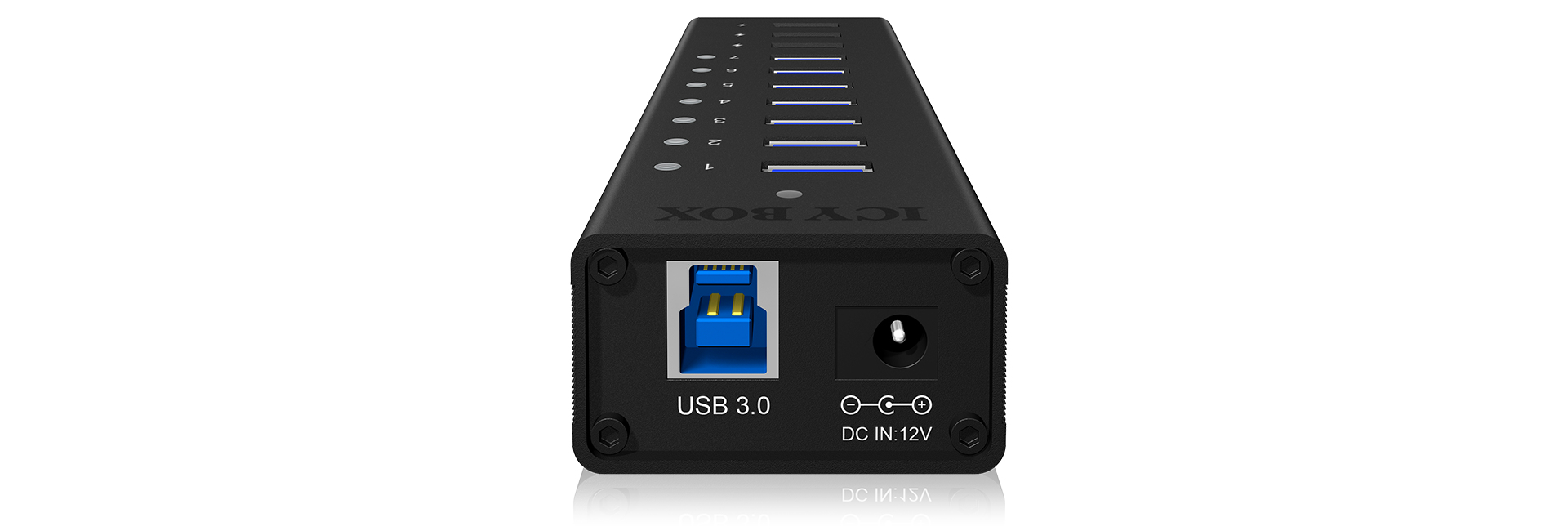 ICY BOX IB-AC6703 USB 3.2 Gen 1 (3.1 Gen 1) Type-B 5000 Mbit/s Black – image 4