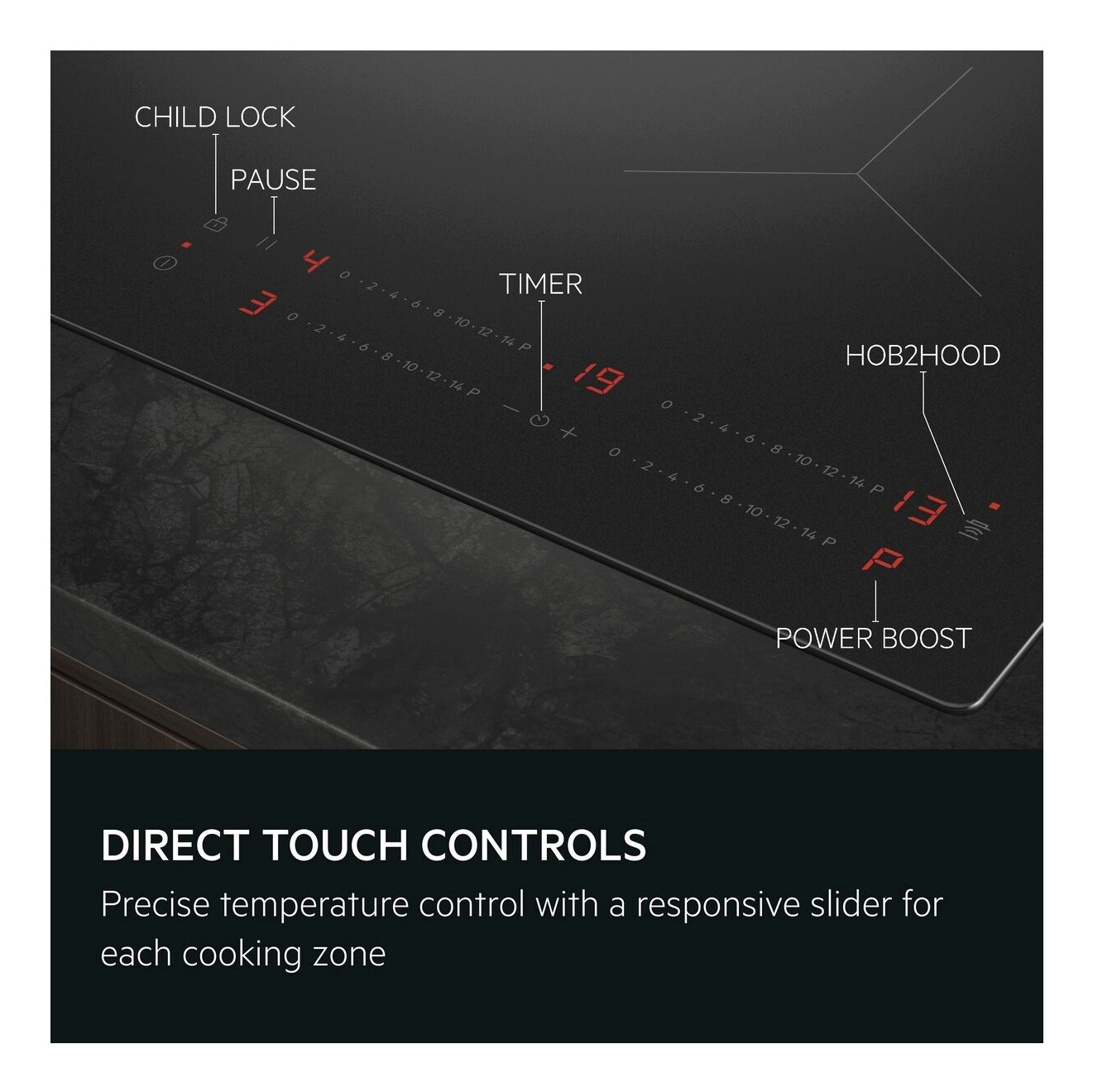 AEG TO64IC0XFB hob Black Built-in – image 3