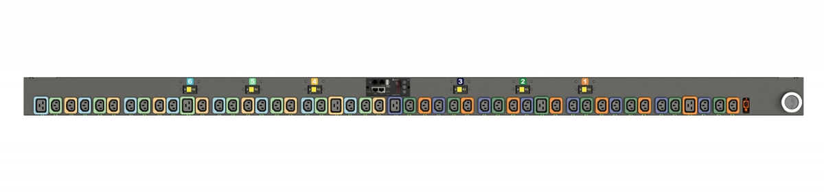 Vertiv Geist MNR3EHW1-48MI18-5CS15A0A10-S-A power distribution unit (PDU) 36 AC outlet(s) 0U Black