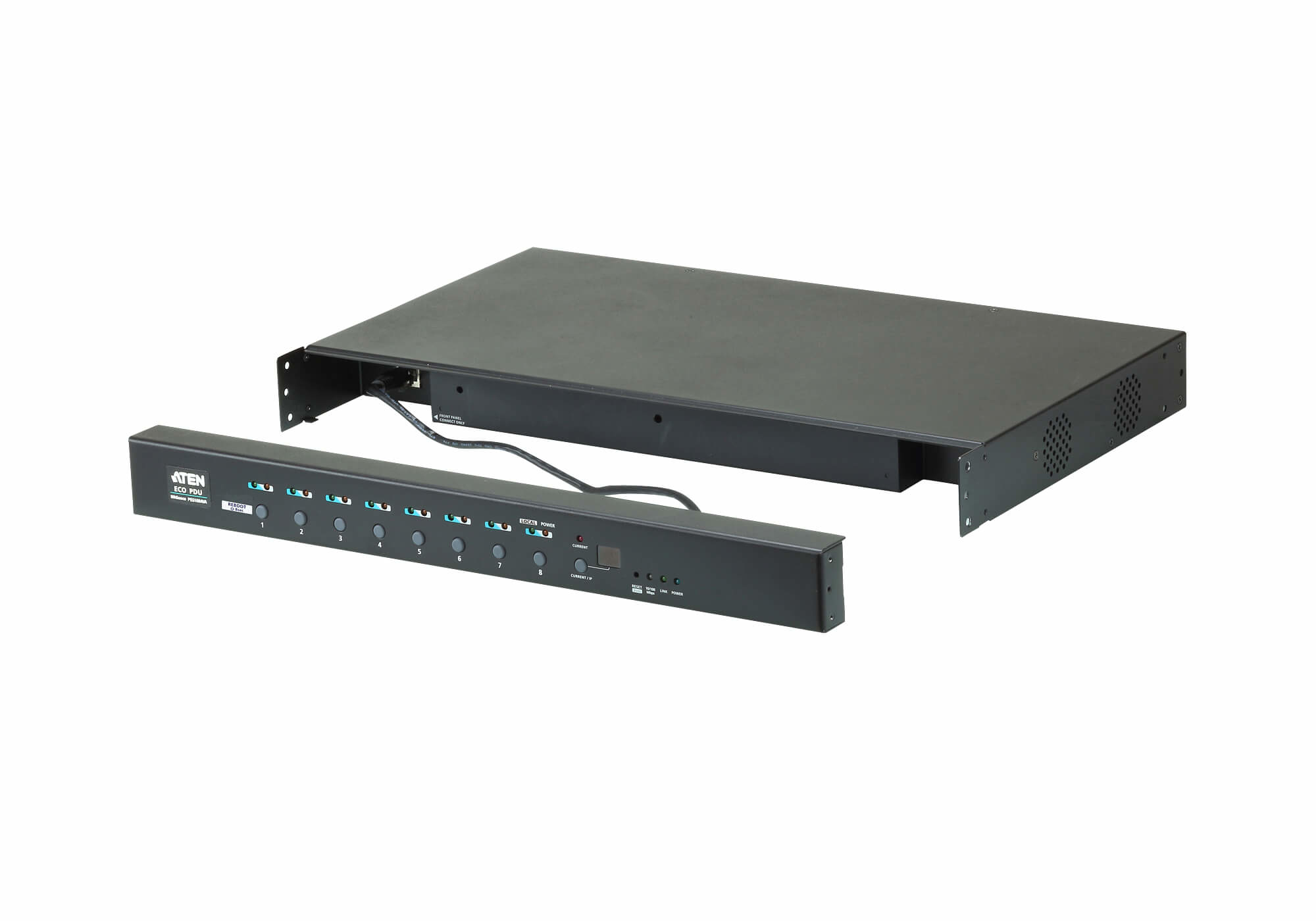 ATEN PE6108AV power distribution unit (PDU) 8 AC outlet(s) 1U Black – image 4