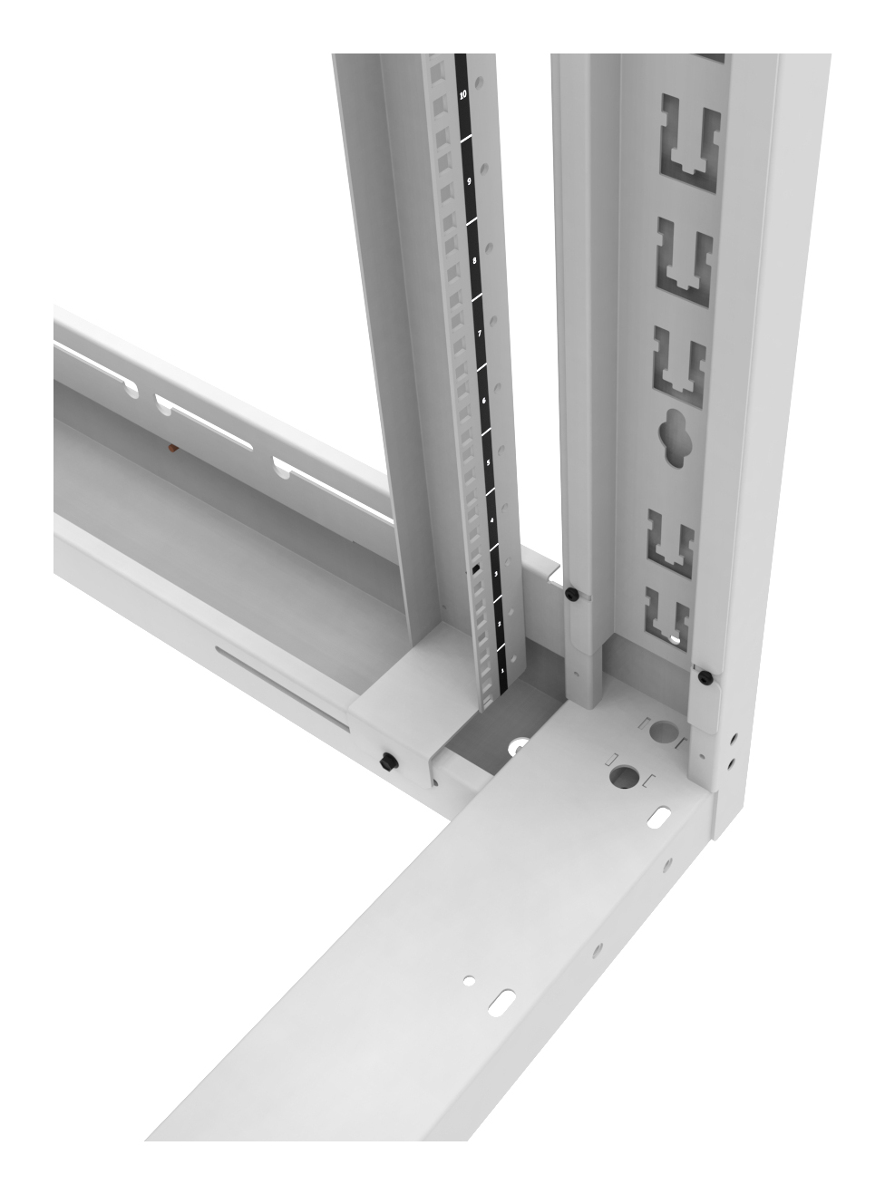 Vertiv GL42UG2EZ-2442-W-MSS rack cabinet 42U Floor mounted rack White – image 3
