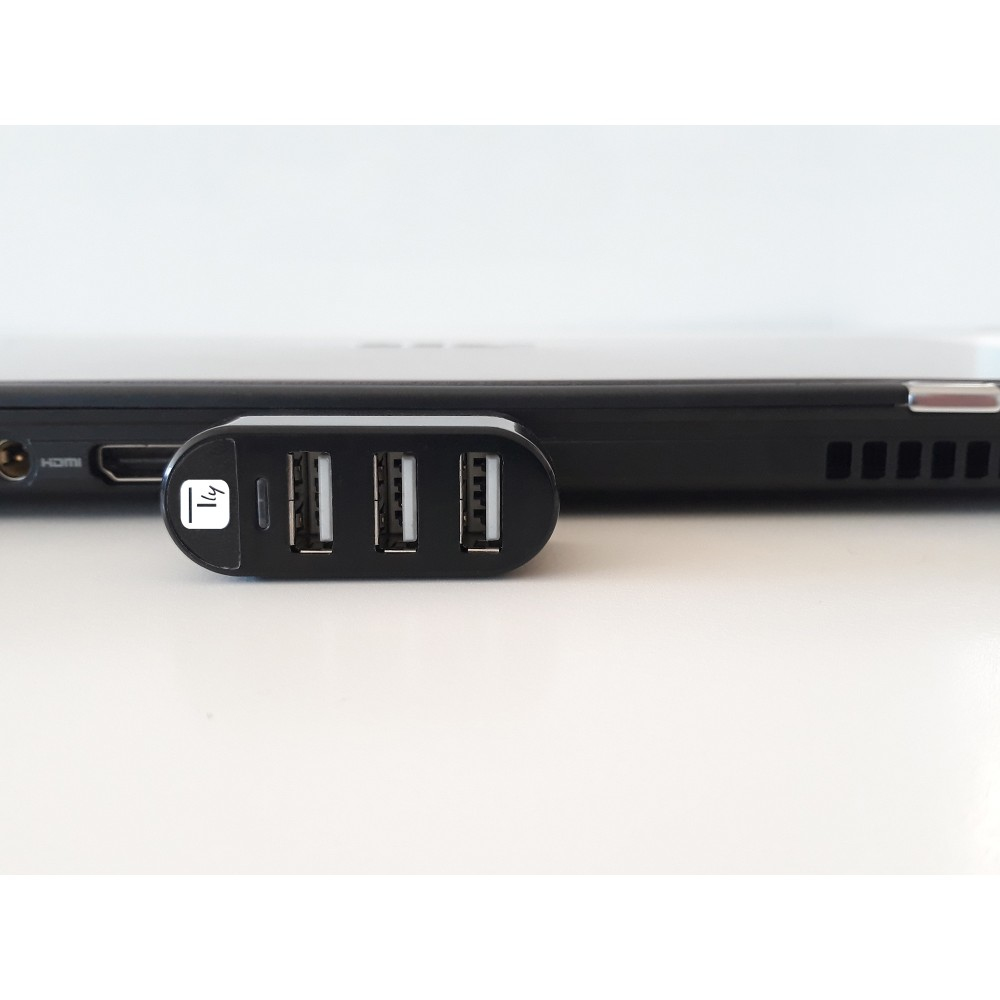 Techly IUSB2-HUB3-ROTB interface hub USB 2.0 480 Mbit/s Black – image 5