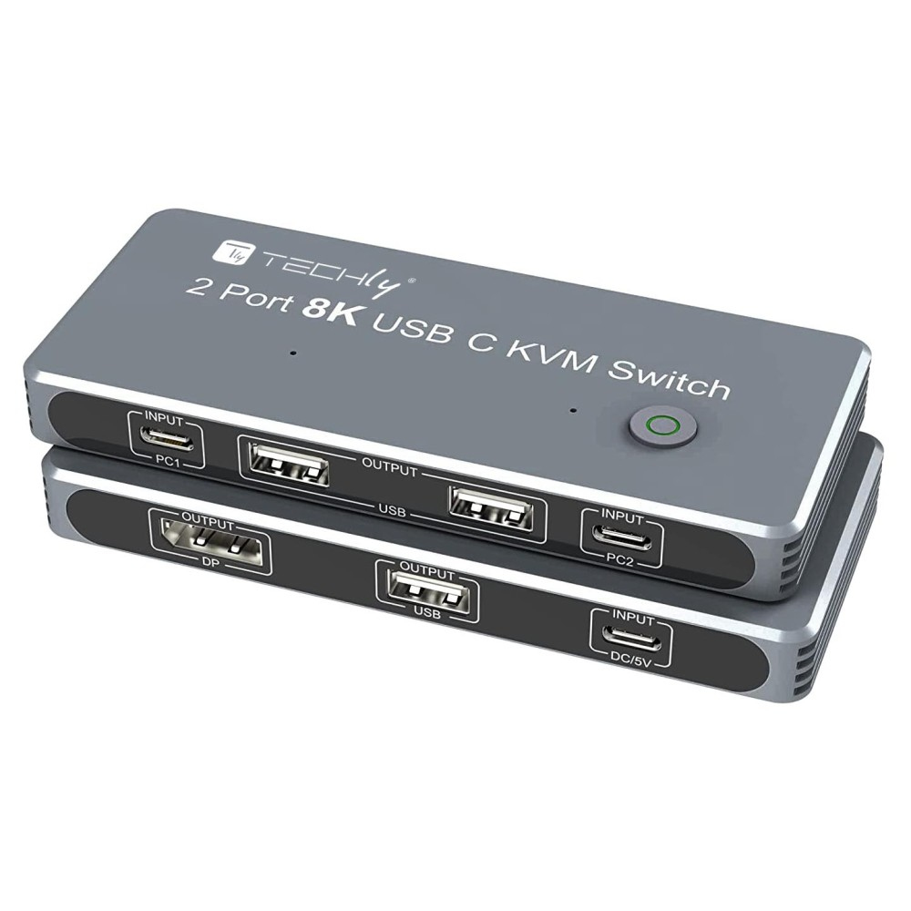 Techly IDATA KVM-DPC8K