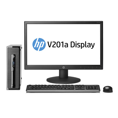 HP 400 G1 SFF + V201a