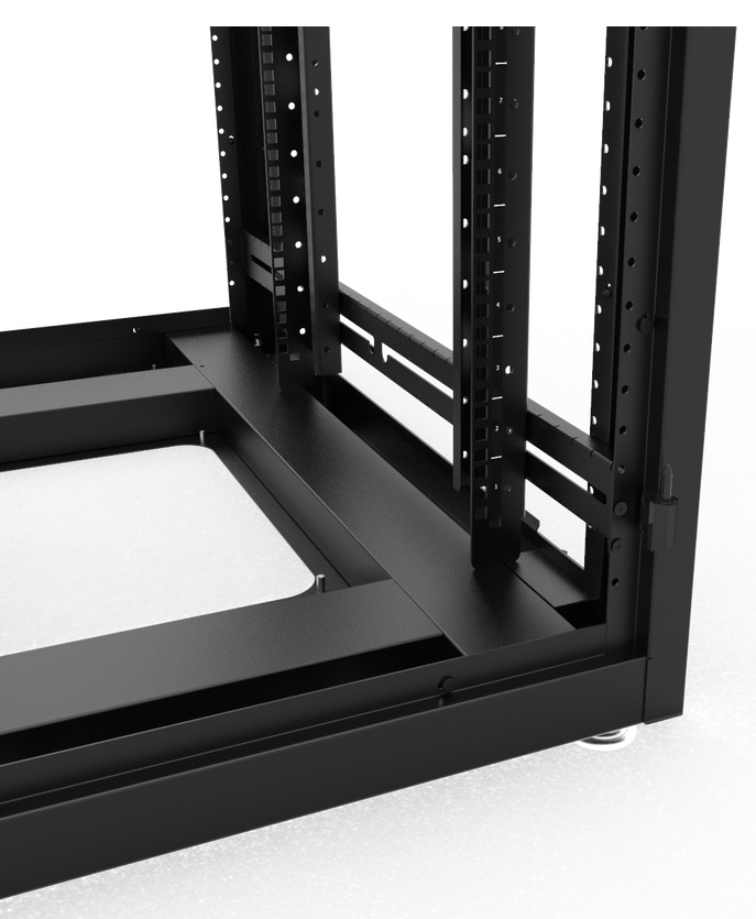 Vertiv GL840E-2436-B-SQM6MS rack cabinet 44U Freestanding rack Black – image 4