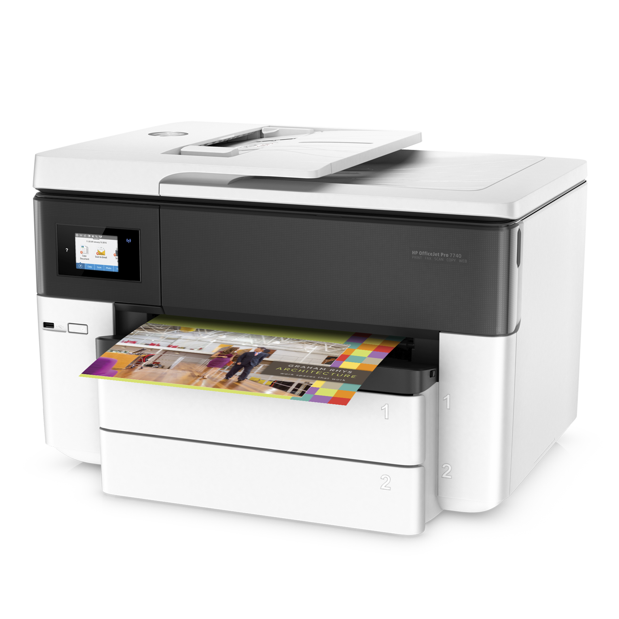 HP OfficeJet Pro 7740 Wide Format All-in-One Printer – image 3