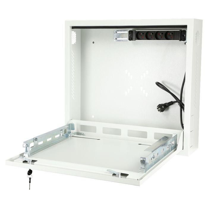 Lanview RWSLMWH1 rack cabinet 1U Wall mounted rack White – image 1