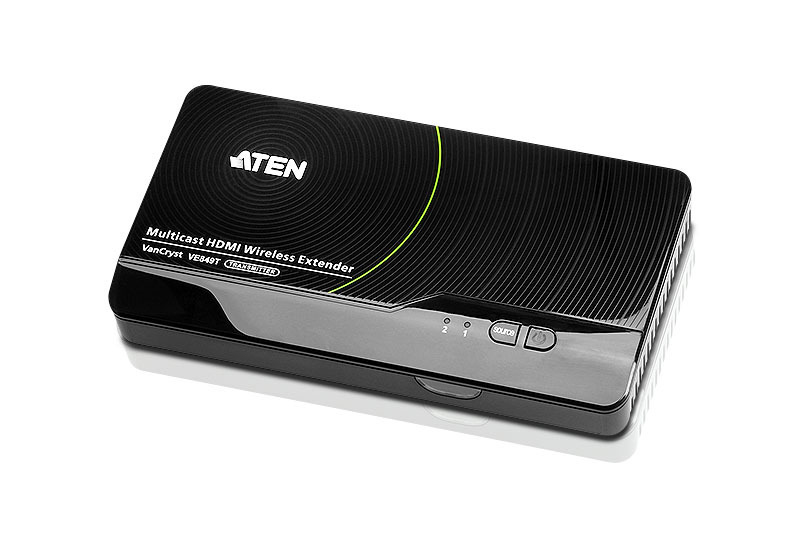ATEN VE849T-AT-E AV extender AV receiver Black