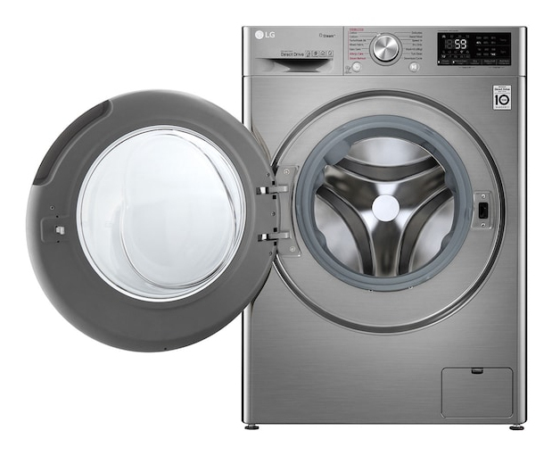LG WSV1107XMT washer dryer Freestanding Front-load Stainless steel – image 2