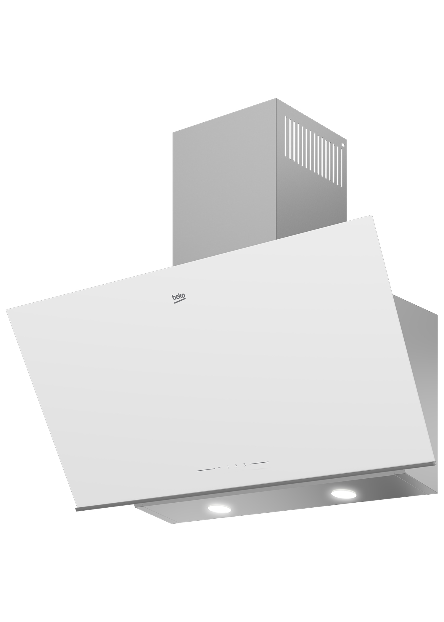 Beko BHCA94640WH cooker hood Wall-mounted White – image 2
