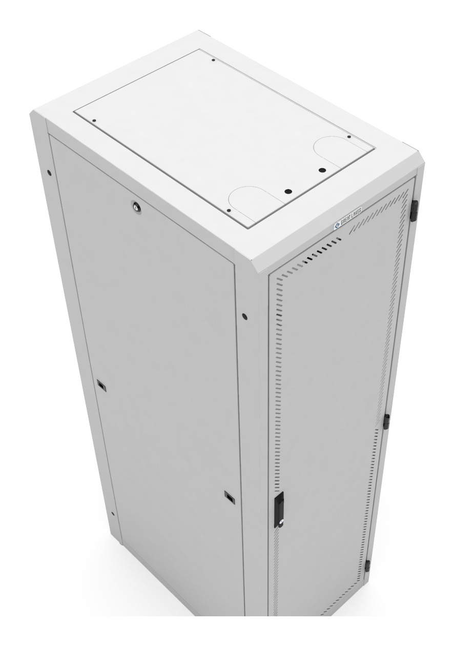 Vertiv GL720E-2436-W-1032P rack cabinet 37U Freestanding rack White – image 3