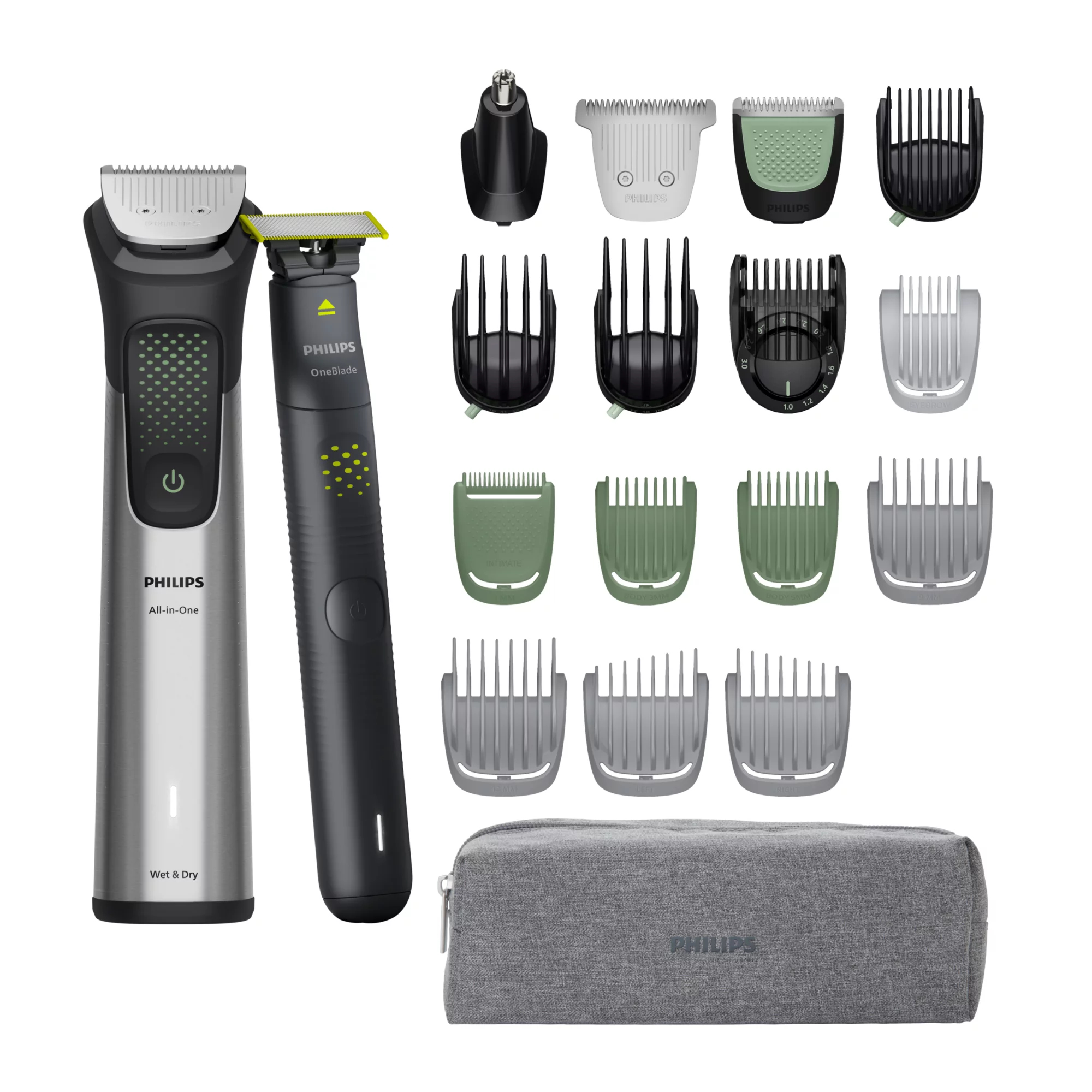Philips MG9569/15 hair trimmers/clipper Black, Stainless steel 27 Lithium-Ion (Li-Ion) – image 1