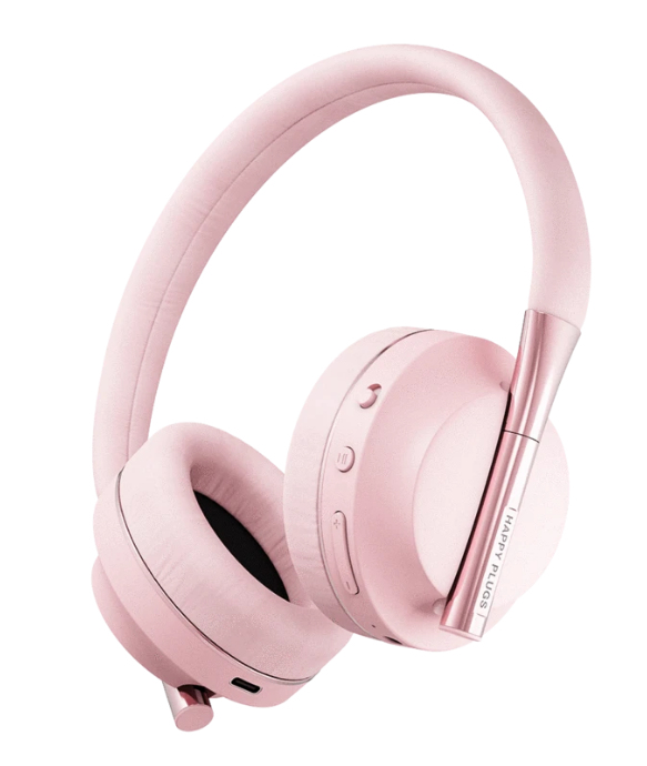 Happy Plugs PLAY Headset Wired & Wireless Head-band USB Type-C Bluetooth Pink gold – image 4