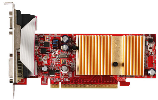 MSI NX7100GS-TD128E 128MB DDR2 PCI-Expressx16 64bit TVout DVI