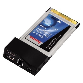 Hama USB 2.0 / FireWire 400 PC Card