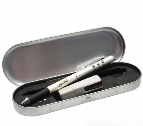 InLine 58874A laser pointer 650 nm 400 m Black, Silver – image 3