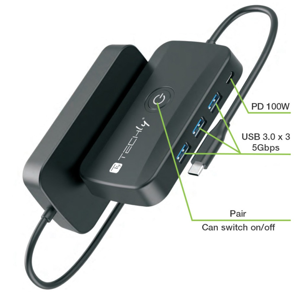 Techly IDATA USBC-HUB5WL – image 5