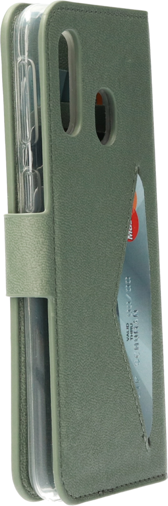 Mobiparts Classic Wallet Case Galaxy A40 Stone Green – image 4