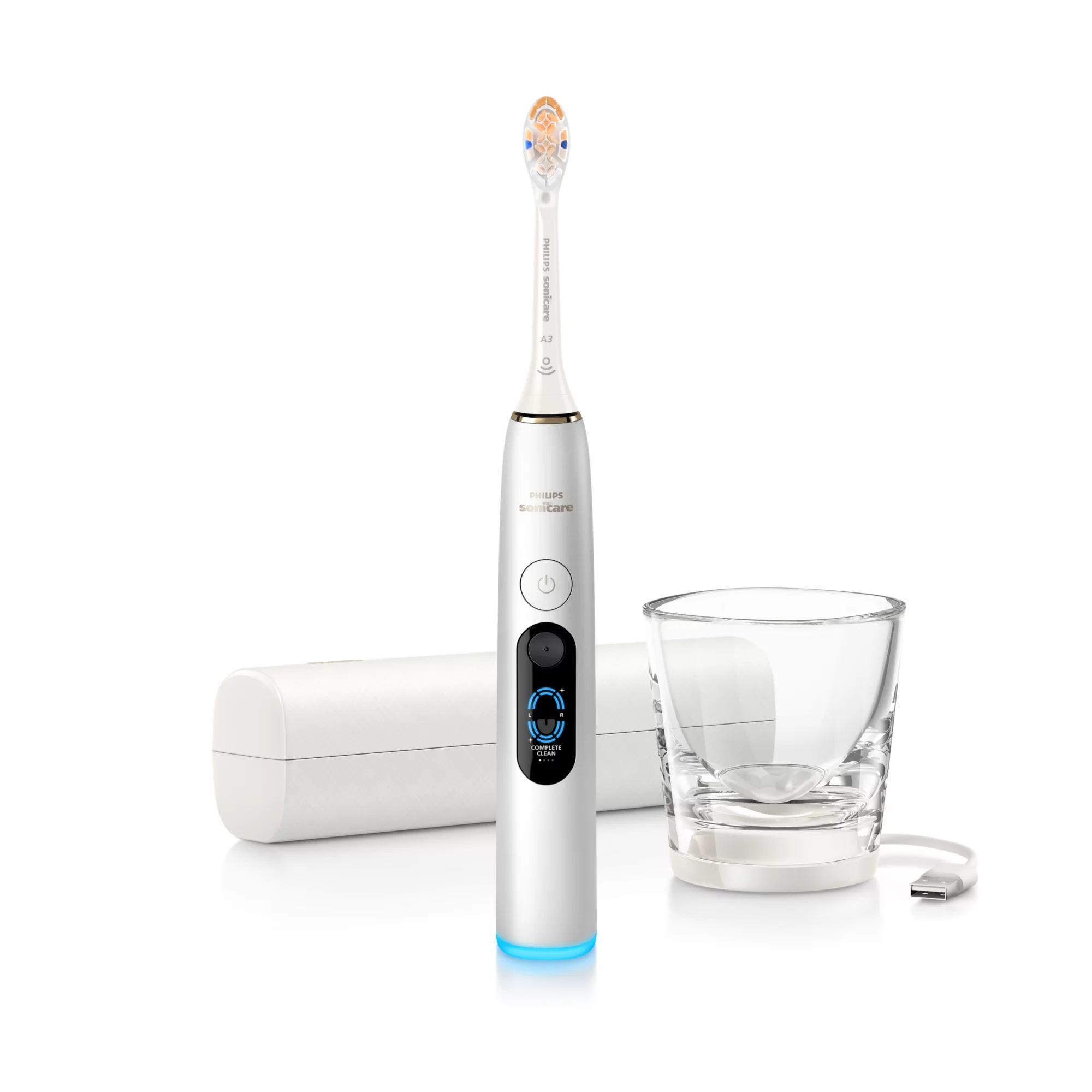 Sonicare DiamondClean 9000 series HX9238/81 electric toothbrush Adult Sonic toothbrush White