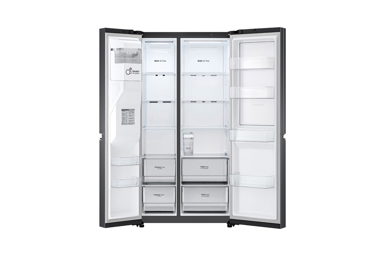 LG GSJV71MCTE side-by-side refrigerator Freestanding – image 7