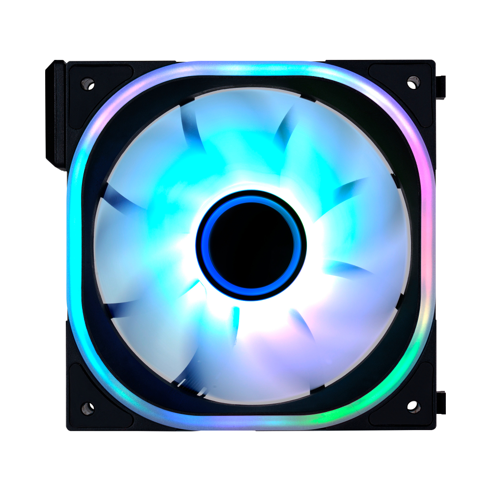 Ventilador Game Factor FG500 - 120mm - 1900 RPM - Negro - FG500-BK