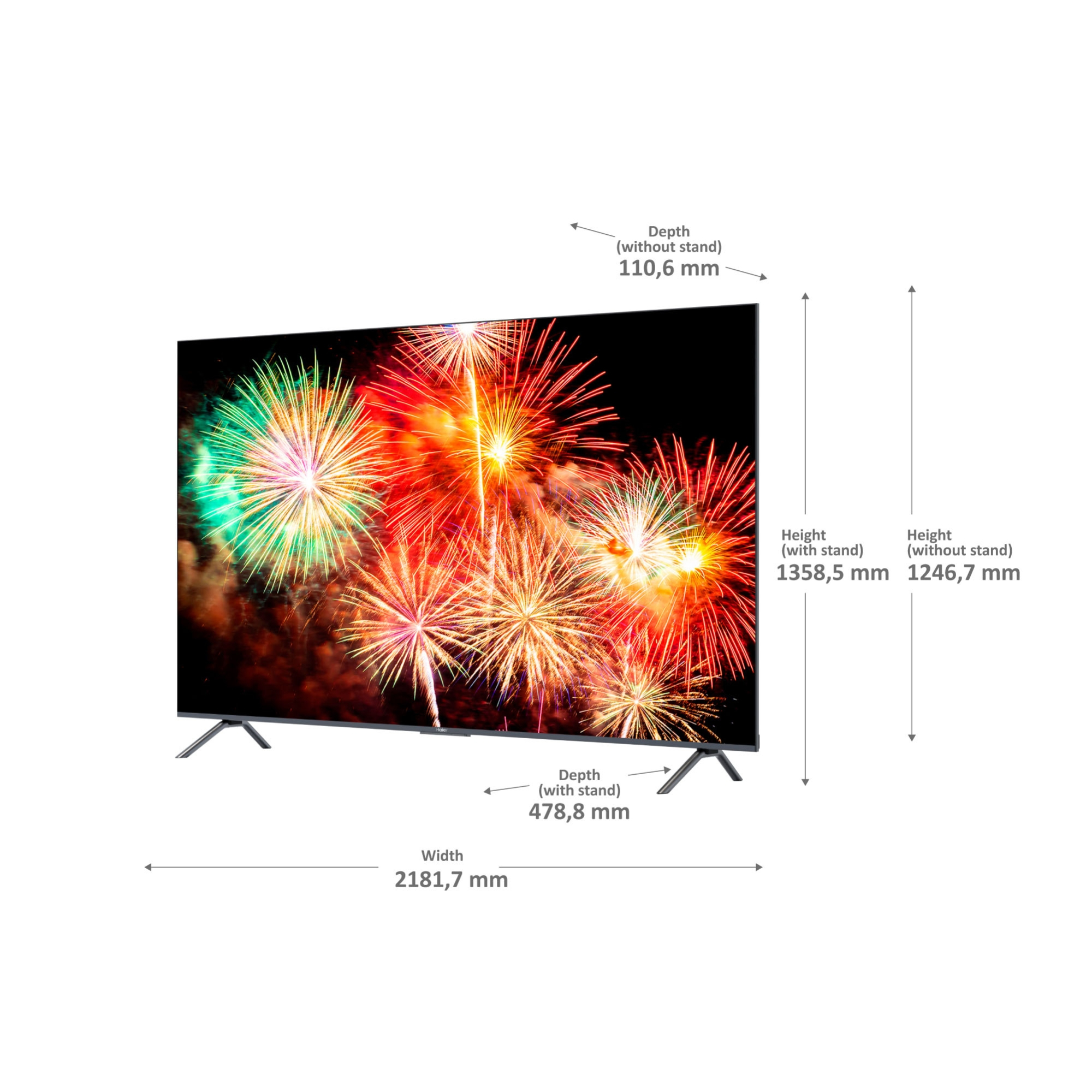 TV Haier S90 (2024) 98 QLED UHD 4K H98S900UX — photo 8