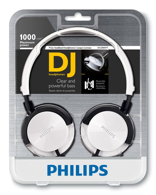 Philips Headband headphones SHL3000WT/28 – image 2