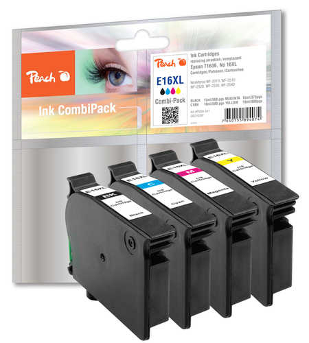 Peach PI200-241 ink cartridge 4 pc(s) High (XL) Yield Black, Cyan, Magenta, Yellow