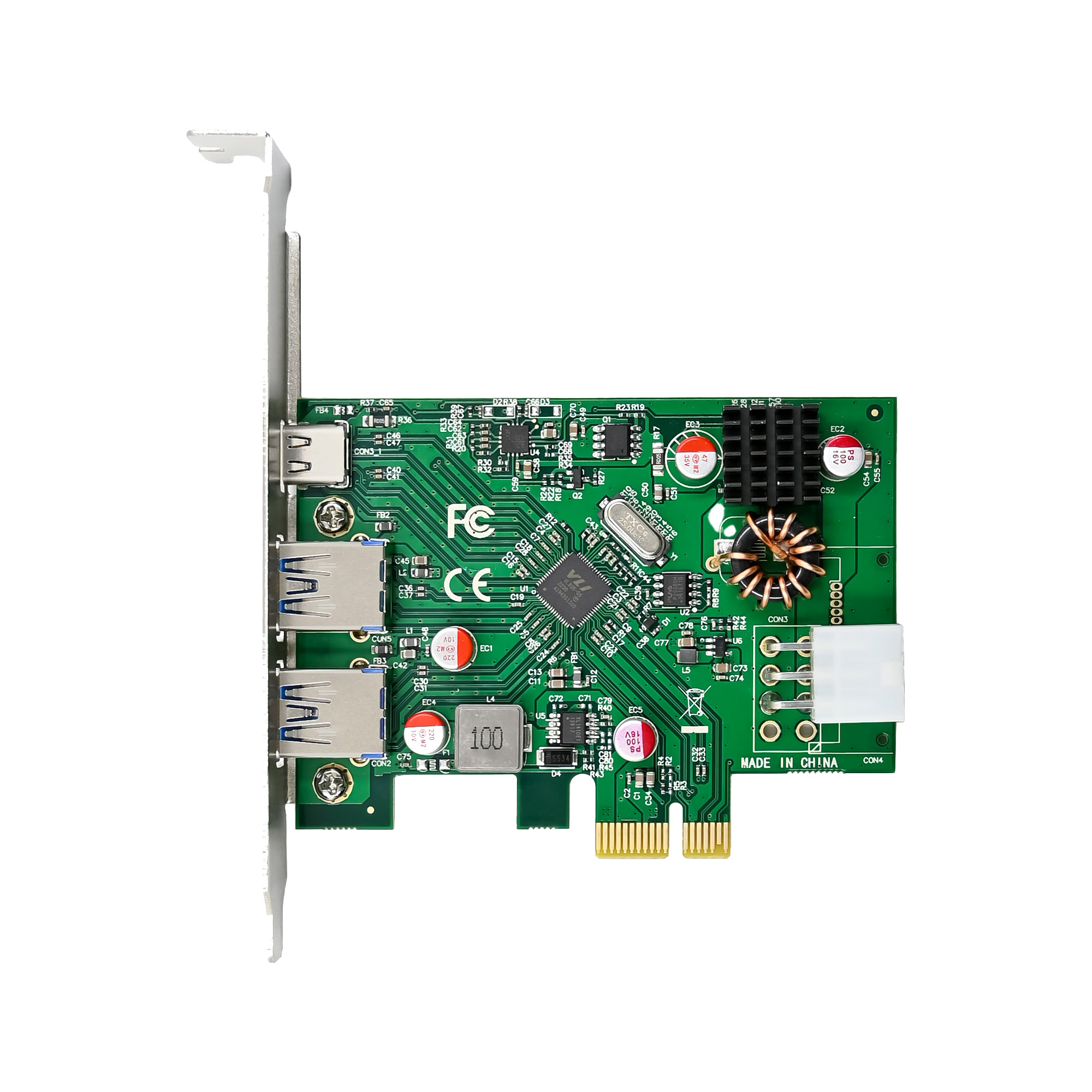 InLine 76661M interface cards/adapter Internal USB 3.2 Gen 1 (3.1 Gen 1), USB Type-C – image 2
