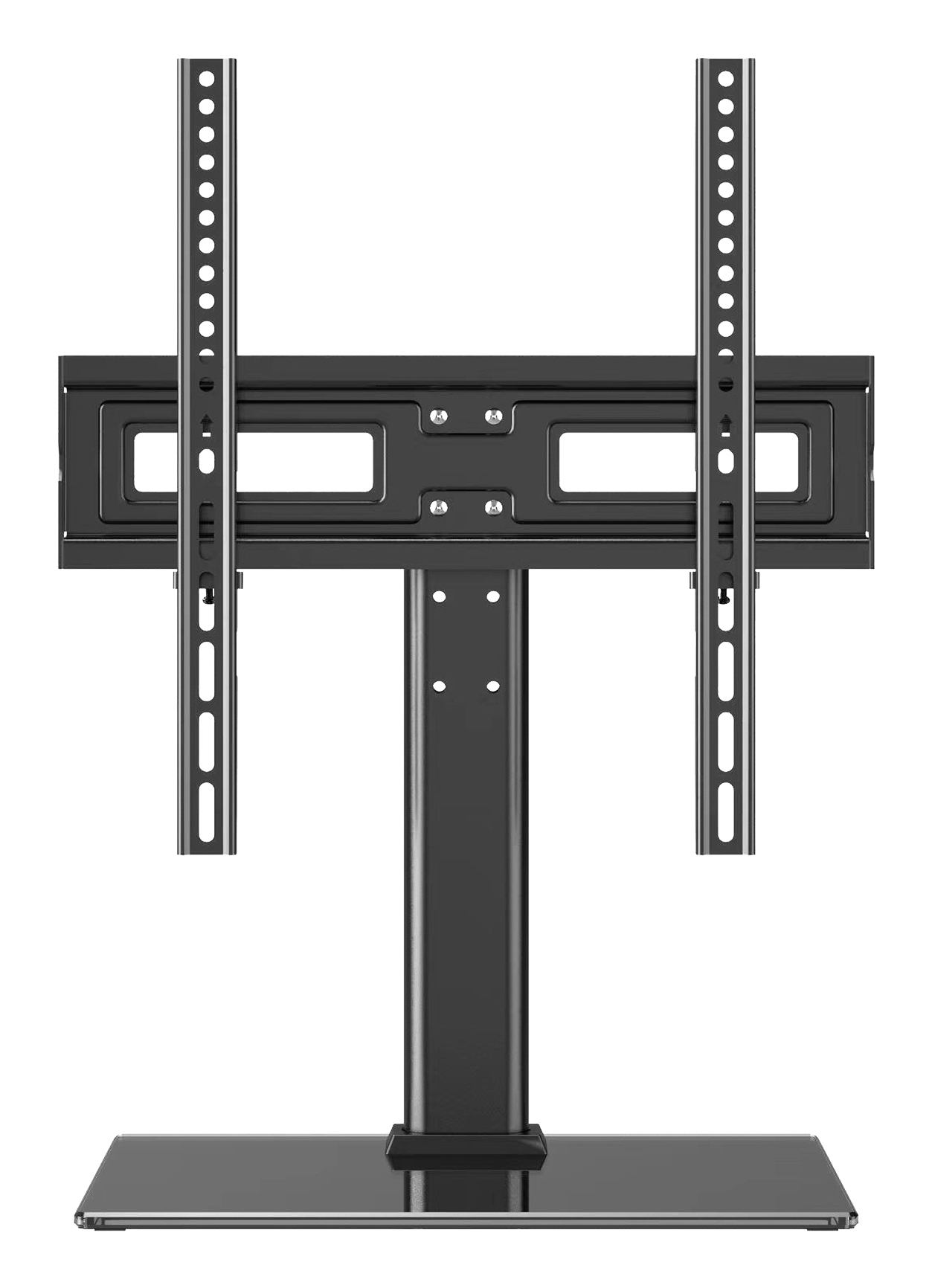 UNYKAch Universal tabletop tv stand with tempered glass 23″-60″ TV – image 2