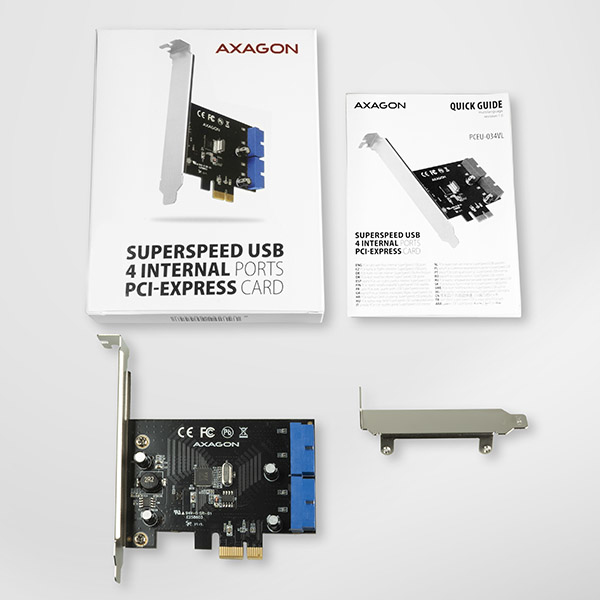Axagon PCEU-034VL interface cards/adapter Internal USB 3.2 Gen 1 (3.1 Gen 1) – image 5