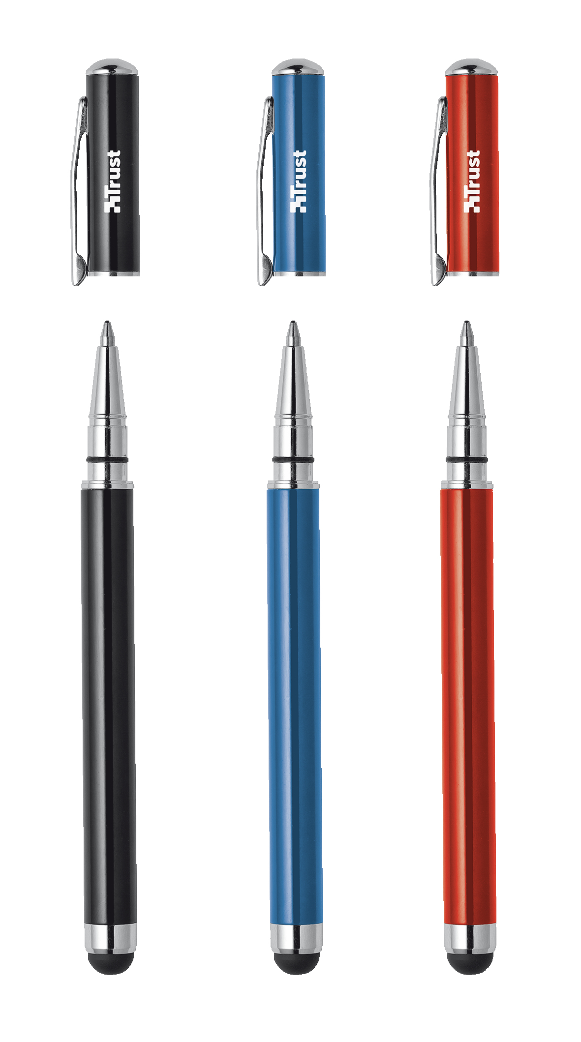 Trust Stylus & Ballpoint Pen - 3 colour pack – image 2