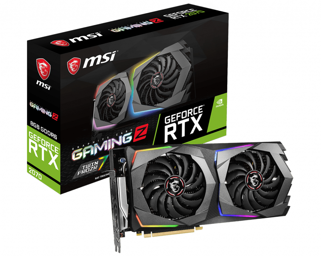 MSI GAMING 2070GAMINGZ8G graphics card NVIDIA GeForce RTX 2070 – image 2